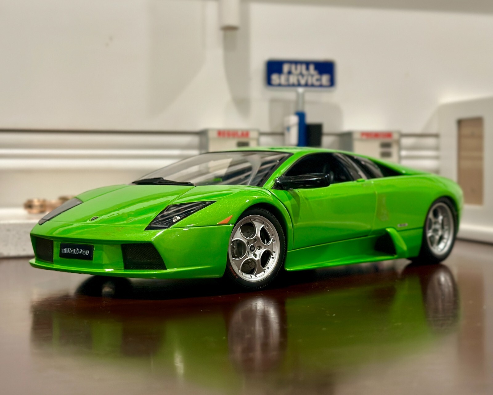 Купить autoart lamborghini murcielago green 1 18 diecast