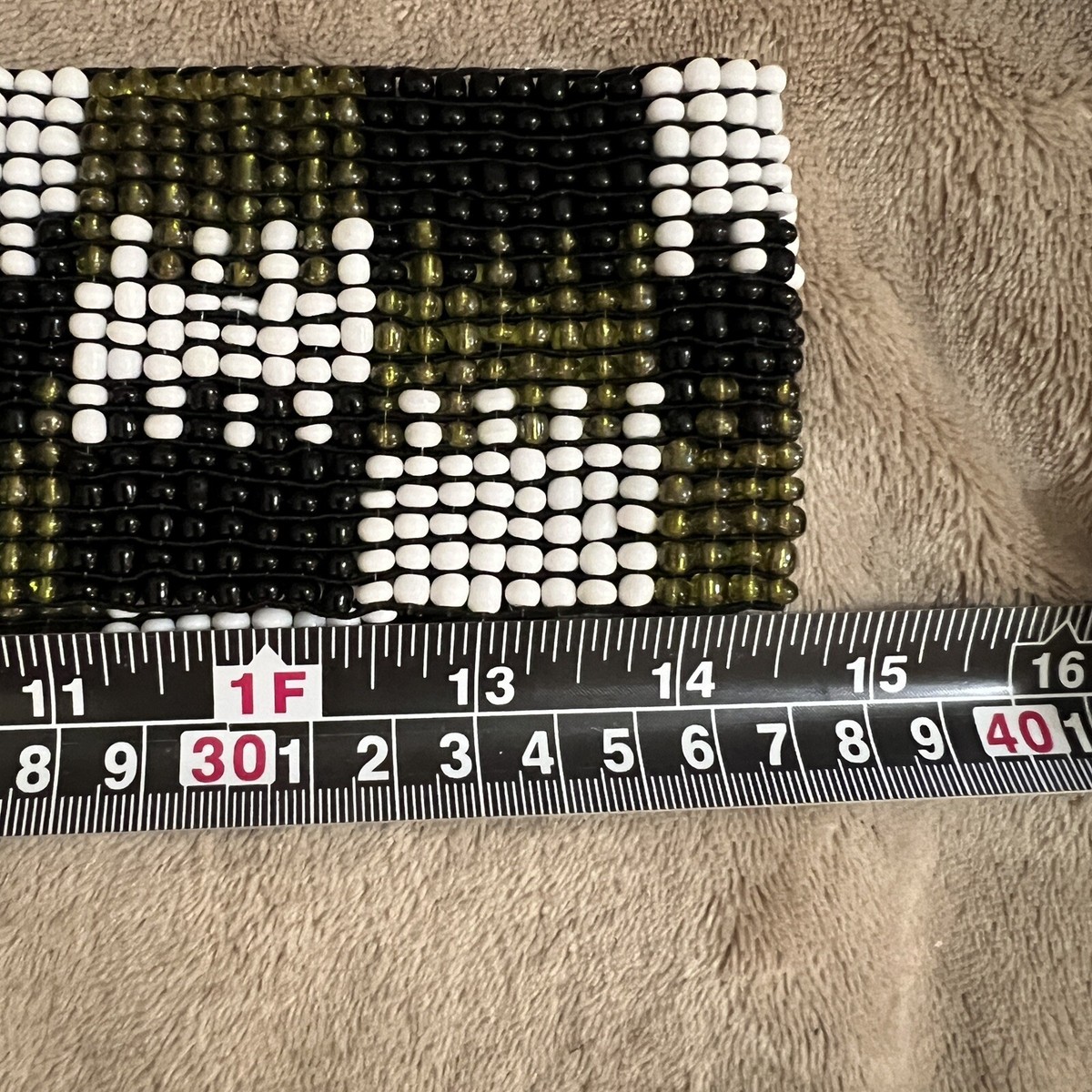 BEADED STRETCH Belt Womens 38\