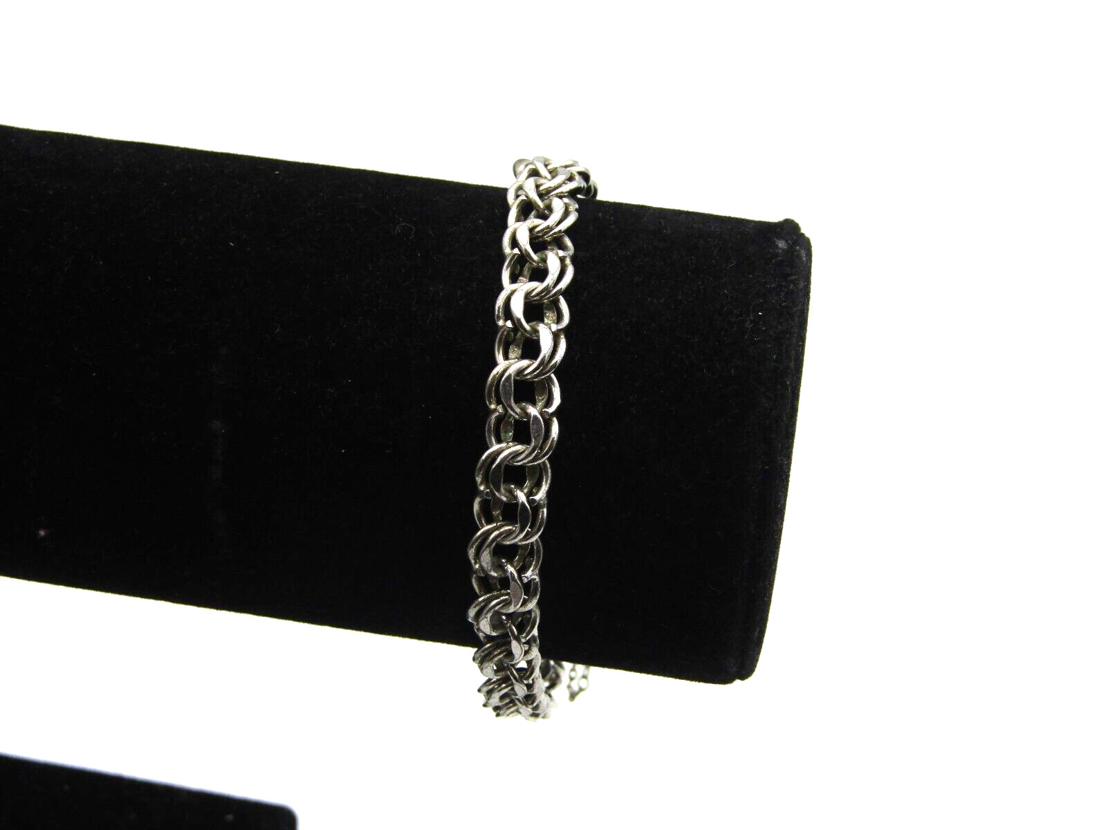 MULTI LINK CHARM BRACELET SIGNED MCC Sterling Sil… - image 2