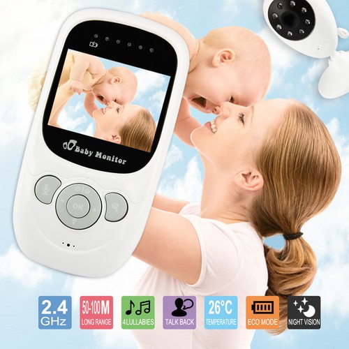 2.4"Digital Video Baby Monitor Wireless 2 way Talk Safety Night Vision Viewer UK