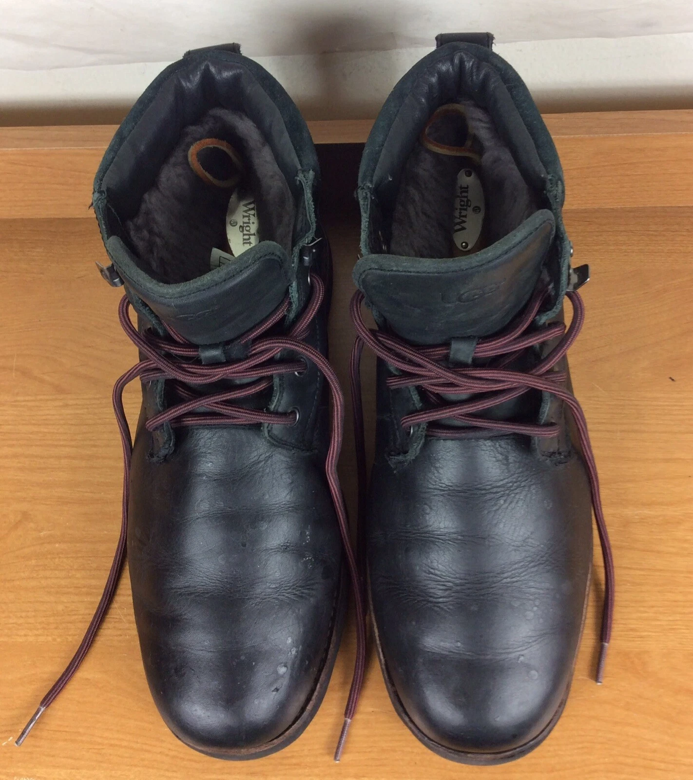 UGG SETON TL WATERPROOF LEATHER FUR WARM SNOW SHOES SIZE MENS 11