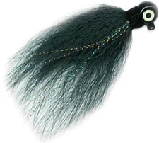 Mack's 1/4 oz Rock Dancer Bucktail Jig Fishing Lure w/Glo Eyes Choice of Color