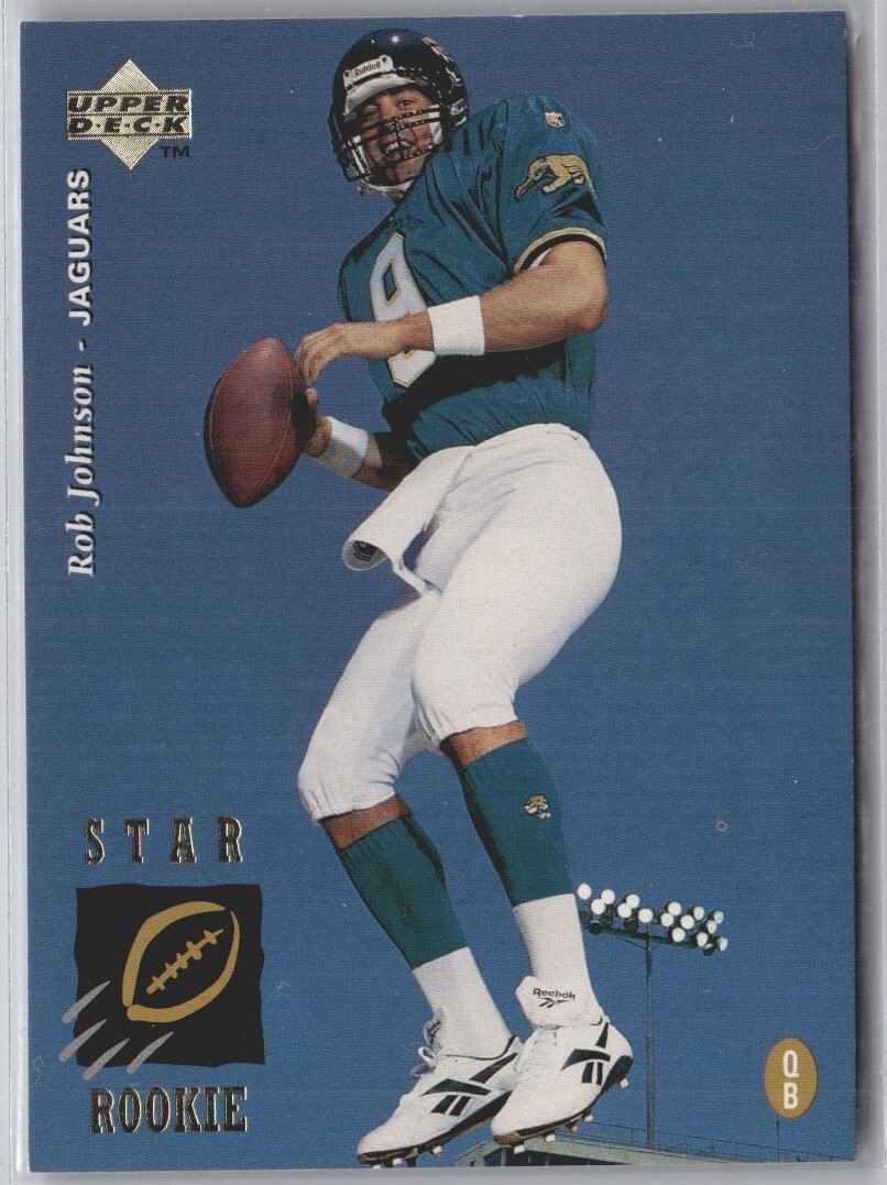 1995 Upper Deck Football Card #28 Rob Johnson Rookie