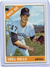 1966 TOPPS #301 GREG BOLLO AUTOGRAPH CHICAGO WHITE SOX 111920