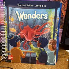 WONDERS - TEACHER EDITION UNITS 5-6 Great For Homeschool