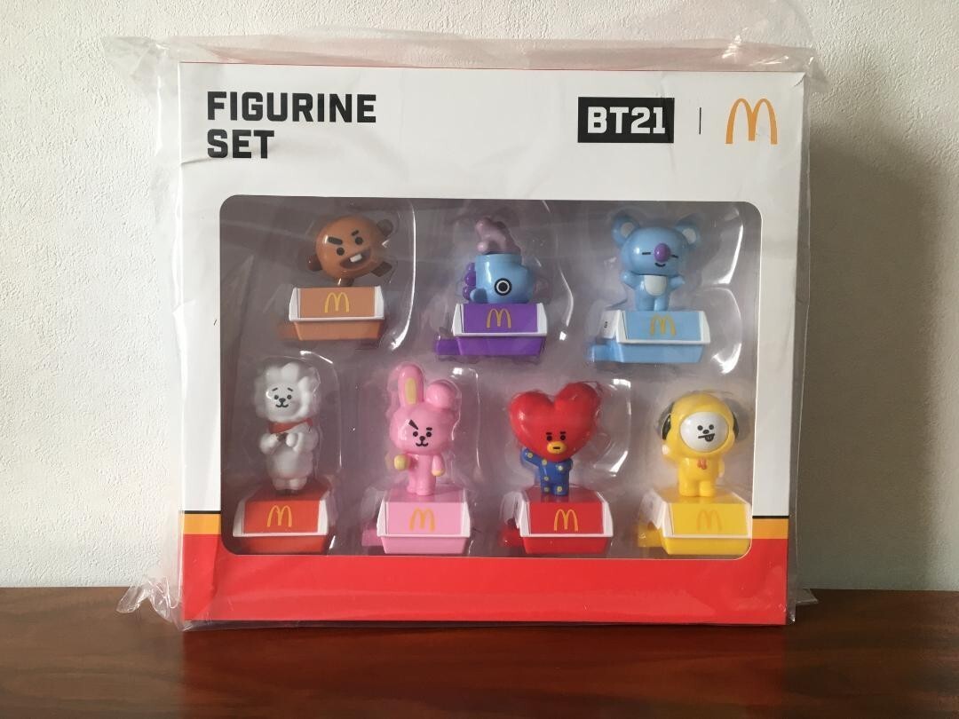 BT21 フィギュアセット McDonald's コンプリート韓国限定
