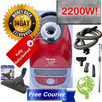  Professionell überholter 2200W Cat&Dog Miele Bodenstaubsauger - WOW!