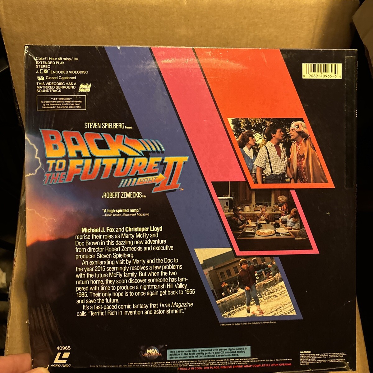 Back to the Future 2 (Laserdisc) for sale online | eBay