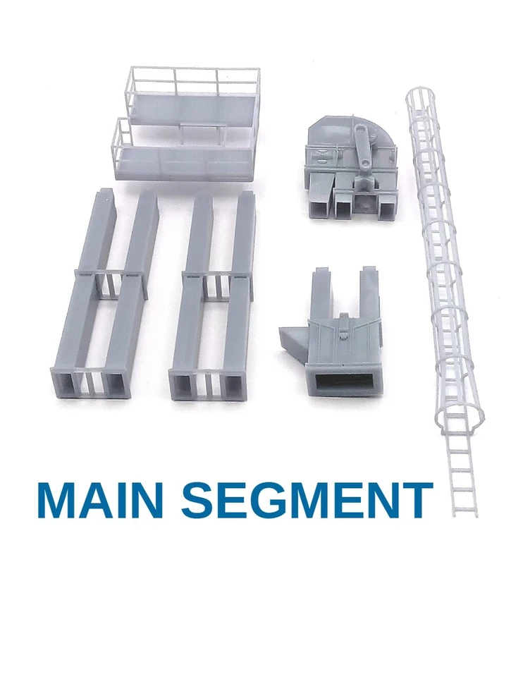 O Scale Bucket Conveyor Kit Expandable for Grain Elevator Structures 1:48 - Image 2 of 3