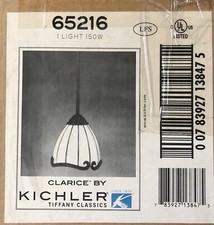 Kichler 65216 Clarice 1 Light Mini Pendant in...