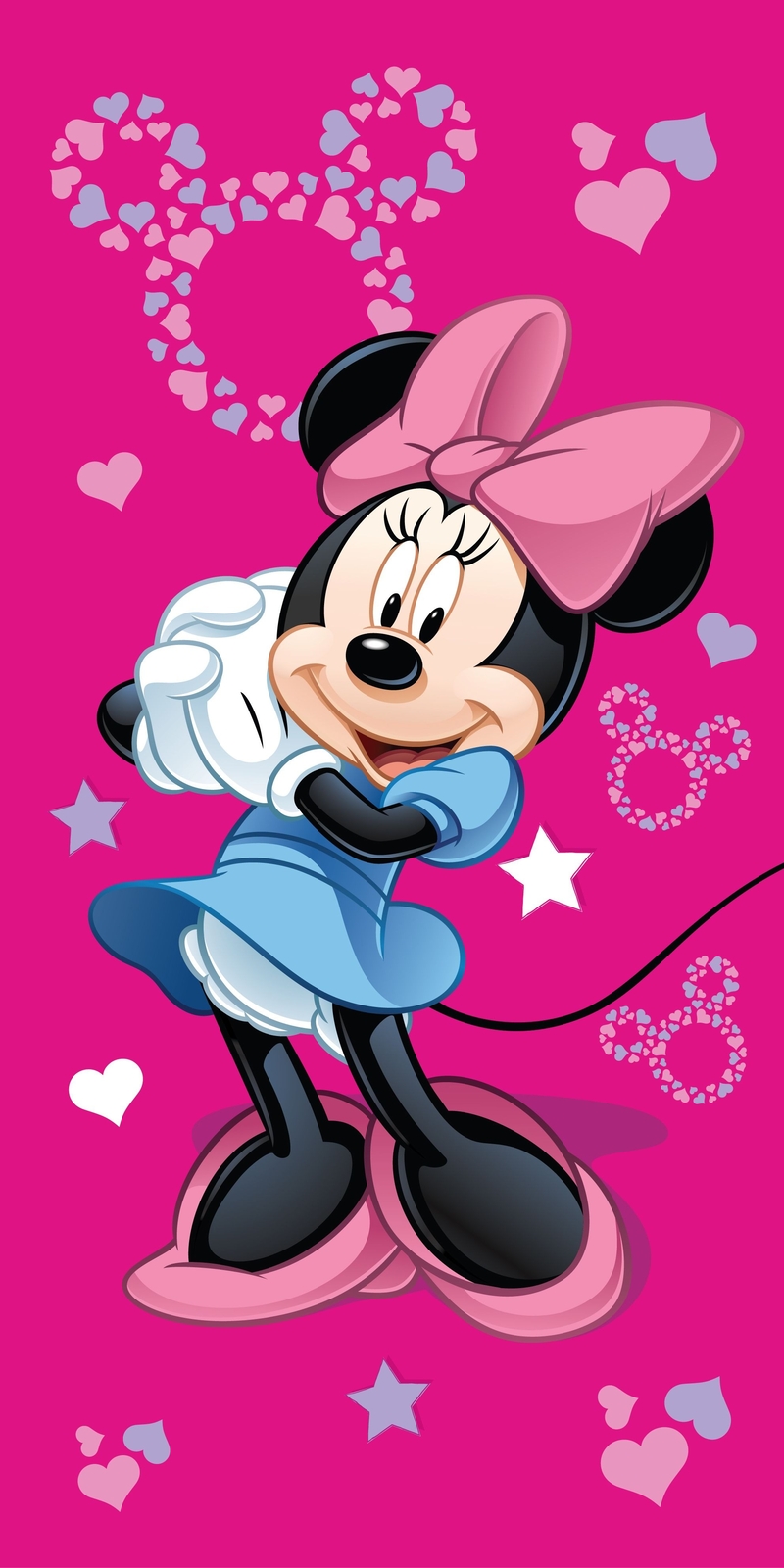 Игрушка Disney Minnie Mouse Badehandtuch Strandtuch 70x140 см в Баумволле