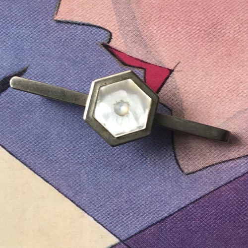 Jolie épingle à Cravate Ou Foulard En Argent Avec Initiale 'R' - Occasion
