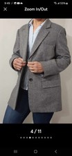Everlane The Oversized Beautiful Casual Blazer Grey Herringbone, Size M