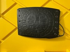Leather Braces For Cosplay Viking Black