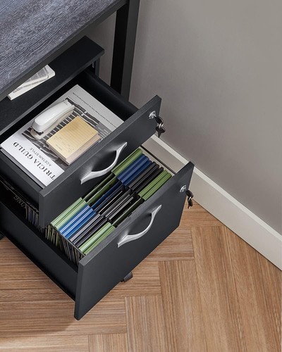 2-Drawer Vertical Filing Cabinet with Lock and Locks Lockable File Cabinet - Picture 25 of 36