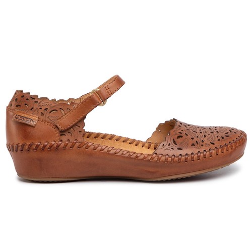 Pikolinos Women's P. Vallarta Leather ballet pump BRANDY Sandal 655-0906 - Picture 2 of 5