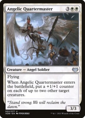 4x Angelic Quartermaster - NM - Innistrad: Crimson Vow - SPARROW MAGIC