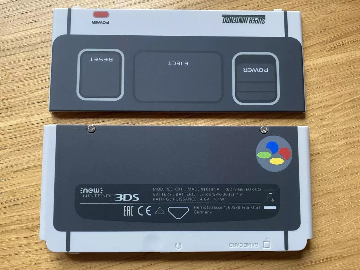 New Nintendo 3DS Cover Plates - SNES Super Nintendo Edition | eBay