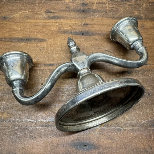 Vintage Academy Silver on Copper Candle Holder Candelabra Candle Stick - Picture 16 of 18