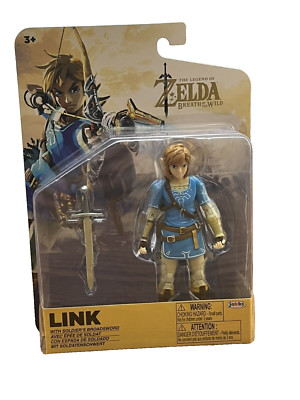 The Legend of Zelda Breath of the Wild Link 4 inch Action Figure