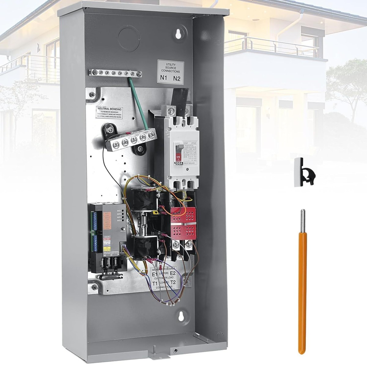 200 Amp Automatic Transfer Switch for Generac RXSW200A3 w/Power