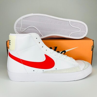 nike blazer mid retro white red