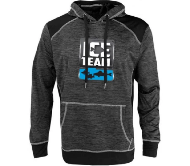 NEW Clam Ice Team Men's Performance Ice Fishing Pullover Hoodie