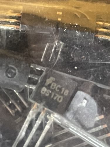 BS170 Transistor – N-Kanal MOSFET, TO-92, 60V, 0,3A, 300mA – 5 Stück, Originalqualität