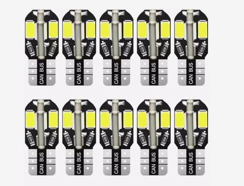 2/4/10PCS W5W T10 LED Bulbs Canbus 5730 8SMD 12V 6000K 194 168 LED Interior RRR