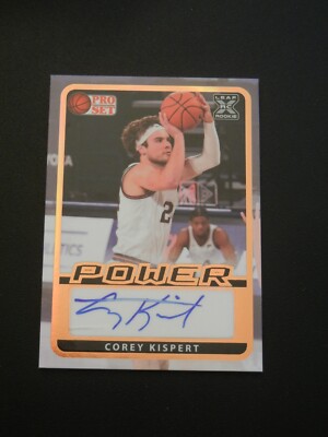 2021-22 Leaf Pro Set Power Bronze Auto  #BA-CK1 Corey Kispert - Wizards - Rookie