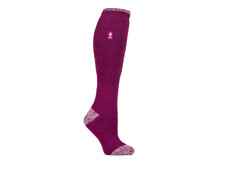 Heat Holders Thermal Deep Fuchsia pink womens Long socks 7x tog 2.3 size 5-9