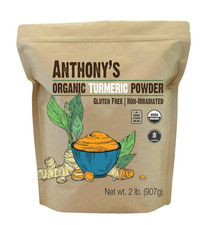 Organic Turmeric Root Powder, 2 Lb, Curcumin Powder, Gluten Free  Non GMO Pack