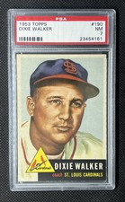 1953 Topps Dixie Walker #190 NM PSA 7