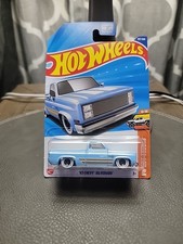 Hot Wheels 2025 '83 Chevy Silverado Squarebody Powder Blue HW Hot Trucks