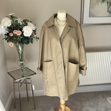 M&S BEIGE TRENCH COAT UK 22