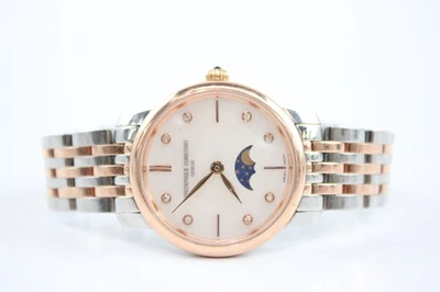 Frederique Constant Moonphase Watch Quartz Working