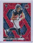 2025 Panini Mosaic Football Red Sparkle Colston Loveland #304