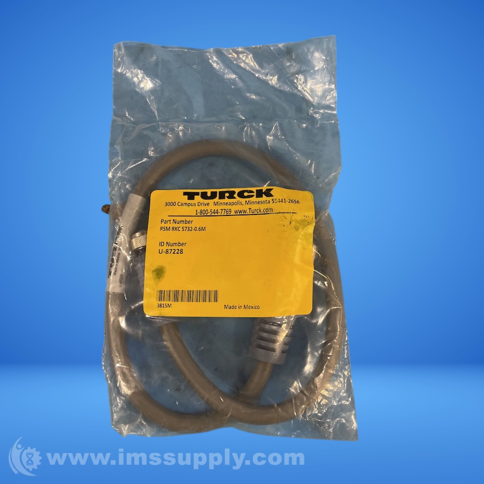 Turck RSM RKC 5732-0.6M Cordset FNFP