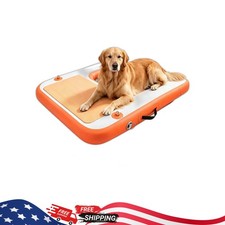 Inflatable Dock Platform for Dog, Large Float Ramp Up to 220 lbs