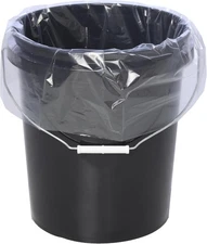 5 Gallon Bucket Liner Bags for Marinating and 1 Count (Pack of 10), Clear 