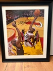 LEBRON JAMES - POSTERIZE - SIGNED AUTOGRAPHED PHOTO - 16X20 - UPPER DECK UDA