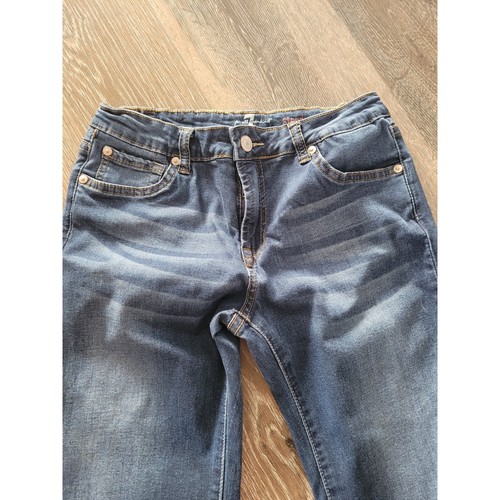 7 For All Mankind Standard Girls Bootcut Jeans size 10 #8 - Picture 2 of 6