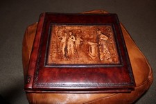 Genuine Italian Leather Photo Album Keepsake Scrapbook