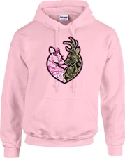 Camo Deer Couple Hunting Hunter Hoodie Hooded Sweatshirt