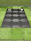 Garden Composite Interlocking Decking Floor Tiles 30x30cm Patio Deck BLACK