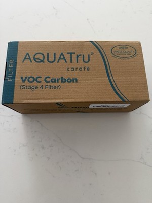 AquaTru Replacement VOC Carbon Stage 4 Filter for Carafe 10AT100VF01 New
