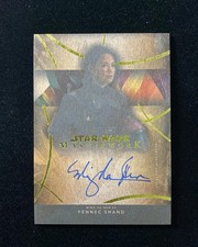 2024 Topps Star Wars Masterwork Wood 1/10 Ming-Na Wen as Fennec Shand Auto -Gav