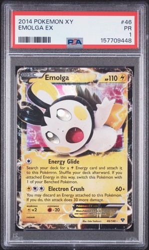 Emolga-EX graded PSA 1 for sale on eBay