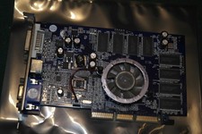 Nvidia GeForce FX5500 256 MB universal AGP VGA DVI S-video graphics card Galaxy