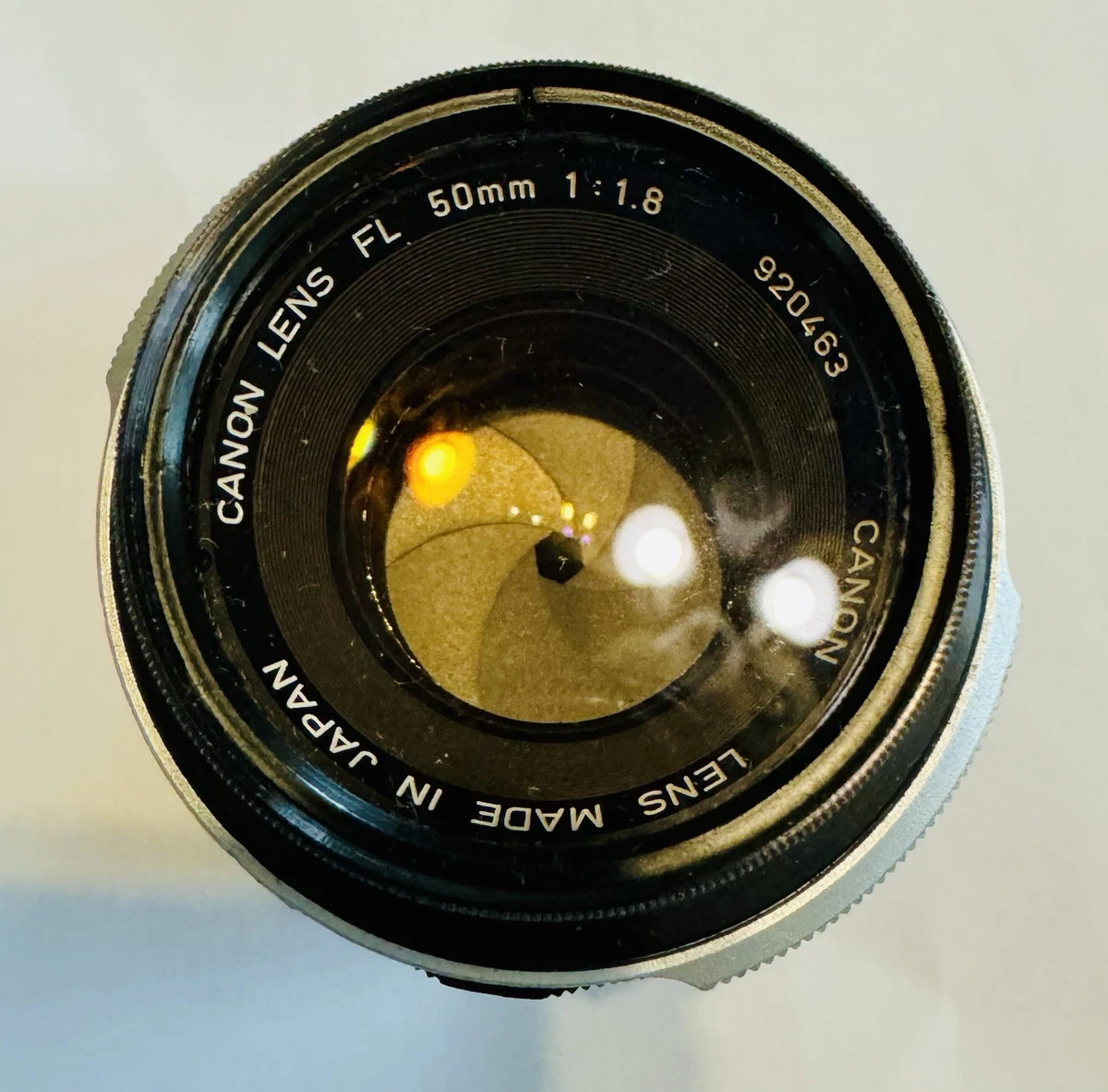 Canon f/1.8 Camera Lenses FL 50mm Focal for sale - eBay